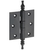 Kogellagerscharnier 89x89 rechte hoek vaas mat zwart