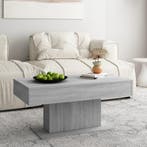 vidaXL Salontafel 96x50x45 cm bewerkt hout grijs sonoma, Huis en Inrichting, Tafels | Salontafels, Verzenden, Nieuw