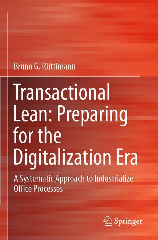 Transactional Lean: Preparing for the Digitalization Era: A, Boeken, Taal | Engels, Zo goed als nieuw, Verzenden