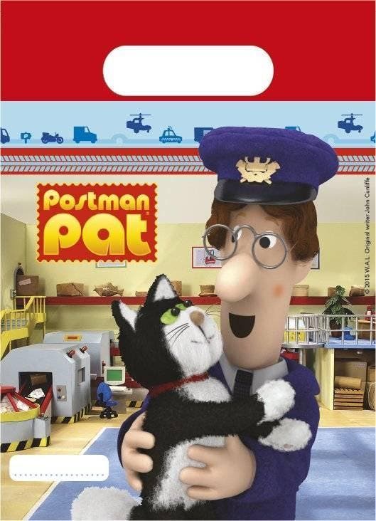 Pieter Post Uitdeelzakjes 23cm 6st, Hobby en Vrije tijd, Feestartikelen, Nieuw, Verzenden