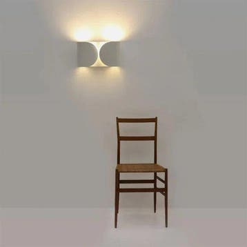 Flos - Tobia Scarpa - Wandkandelaar - Blad - Aluminium - wit