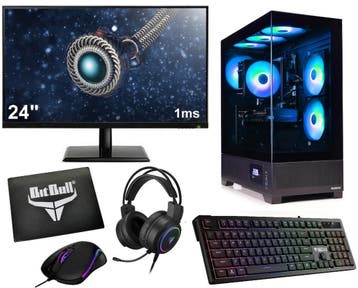 AMD Ryzen 7 5700G 8-Core Game PC SET met Temperatuur Disp..., Ophalen of Verzenden