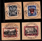 Duitse Rijk 1939 - Danzig afscheidsserie met opdruk, Gestempeld