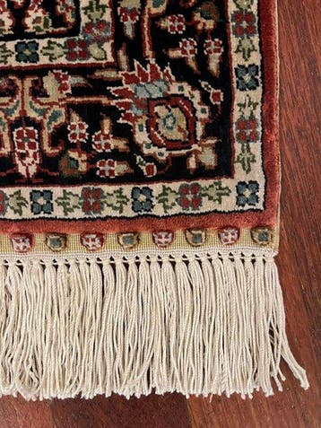 Tapis - 61 cm - 32 cm - Tapis de prière en soie