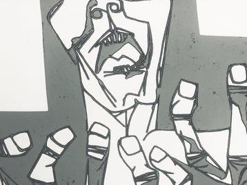 Oswaldo Guayasamín (1919-1999) - Las manos de la ira
