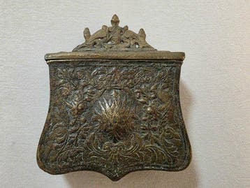 Paire de poches à cartouches palaska en laiton ottomanes -