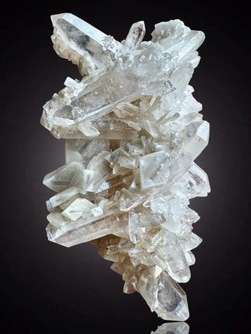 Barite splendide sur cristaux de quartz terminés Collection, Collections