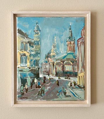 Cor Schaap (1968) - Stadsgezicht Den Haag