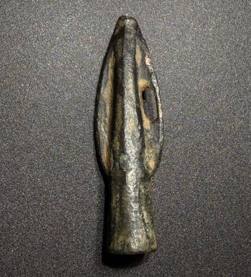 Grec antique mycénien Bronze Pointe de flèche classique à