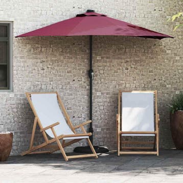 vidaXL Tuinparasol Bordeaux Rood 294 x 150 x 223 cm, Verzenden, Nieuw