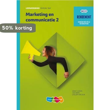 Marketing & communicatie / Niveau 3&4 deel 2 / Leerwerkboek, Verzenden, Zo goed als nieuw, Henk Tijssen