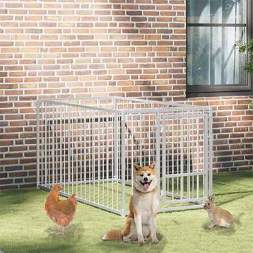 vidaXL Hondenkennel voor buiten 100x200x100 cm, Dieren en Toebehoren, Verzenden, Nieuw