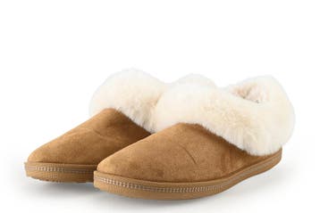 Skechers Pantoffels in maat 38 Bruin, Skechers, Bruin, Verzenden, Zo goed als nieuw