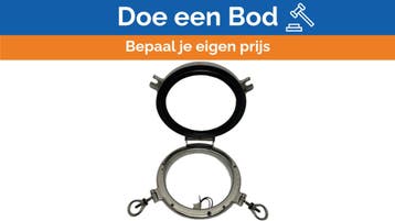 Bieden: SCM stainless steel opening porthole, Ophalen of Verzenden