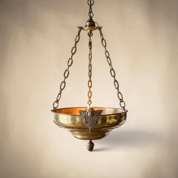 Plafondlamp - Votiva - Messing - Engelen van de Kerk