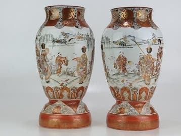 Vaas - Porselein - Japan - Meiji periode (1868-1912) -