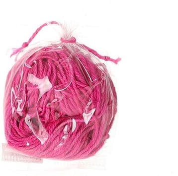 Jute touw Rope Dark Pink Fuchsia 50 gram, Hobby & Loisirs créatifs