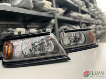 MITSUBISHI PAJERO K90 HALOGEN KOPLAMP R L 3248963 3248964, Verzenden