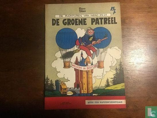 Nero [Sleen] - De groene patreel - 1961, Livres, BD, Envoi
