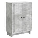 vidaXL Dressoir Betongrijs 66 x 34,5 x 90 cm Bewerkt hout, Verzenden, Nieuw