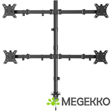 Gembird MA-D4-01 quad flat panel bureau steun 81,3 cm (32 ), Verzenden, Nieuw