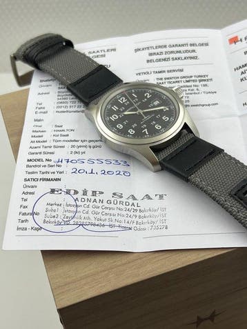 Hamilton - Khaki Field Automatic 42mm - H70555533 - Heren -, Nieuw