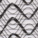 Deco-lux Wave Mesh Zwart