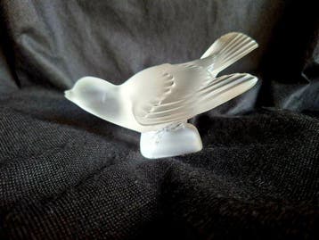 Lalique - Figurine - Moineau Fier - Cristal, Antiek en Kunst