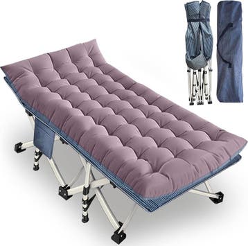 Veldbed - 1 Persoons - Kampeerbed - Stretcher - 200x80 cm -, Verzenden, Nieuw