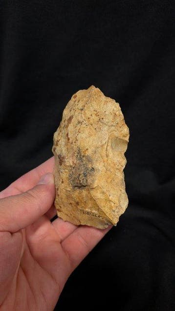 Paléolithique Silex biface en silex taillé de Dordogne