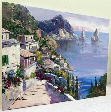 Christof Vevers (1962) - Rivièra Italienne - Faraglioni di, Antiek en Kunst