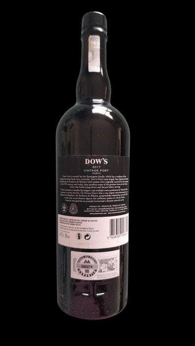 2017 Dows - Vintage Port - Gebotteld in 2019 - Porto - 1, Verzamelen, Wijnen