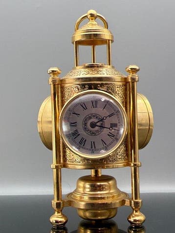 Lantaarnklok met kompas, barometer, thermometer - Franklin
