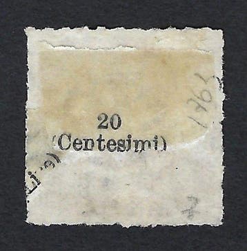 Denemarken 1854/1864 - Wapen 16sk Lila - Nº 7, Gestempeld