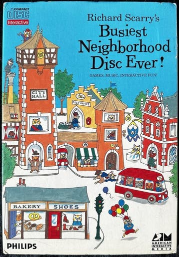 Richard Scarrys Busiest Neighborhood Disc Ever Philips CDi, Verzenden, Nieuw