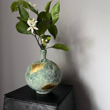 Vaas - Brons - Japan - Takaoka Bronze Gold Leaf (Zonder