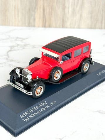 Whitebox 1:43 - Modelauto - Mercedes-Benz Typ Nürburg 460 N, Nieuw