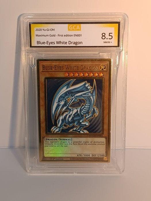 Konami - 1 Card - Yu-Gi-Oh! - Blue-Eyes White Dragon, Verzamelen, Overige Verzamelen