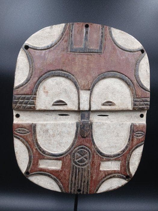 Super Afrikaans masker Teké - batteke - Gabon (Zonder, Antiek en Kunst, Kunst | Niet-Westerse kunst