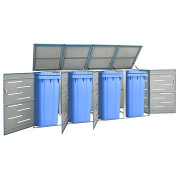vidaXL Containerberging vierdubbel 276,5x77,5x115 cm, Doe-het-zelf en Bouw, Verzenden