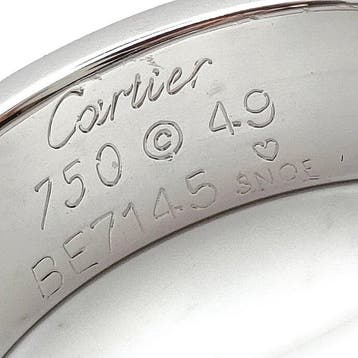 Cartier - Bague - 18 carats Or blanc - amour