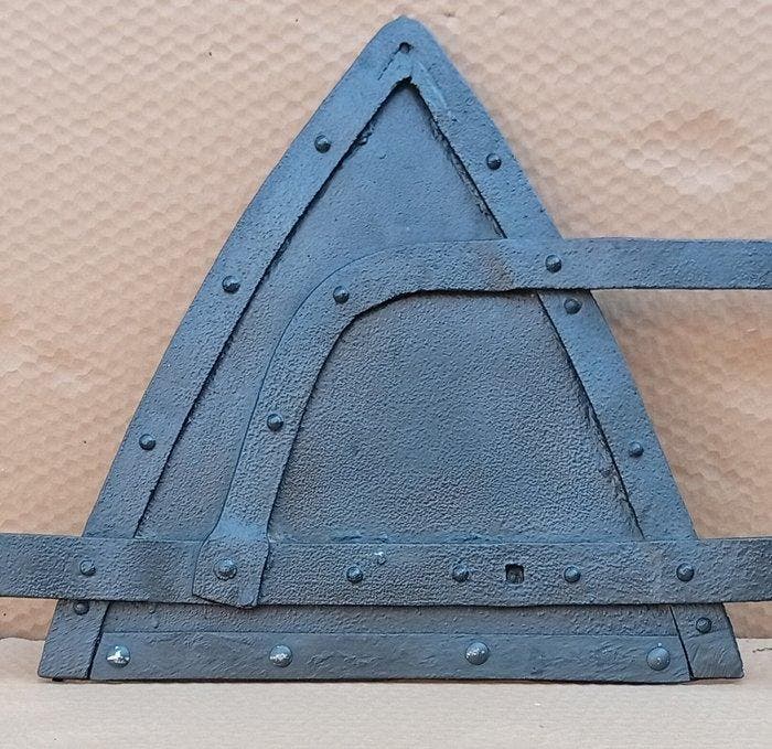 Industrial Porte - XIXe siècle - ancienne porte de four, Antiquités & Art, Antiquités | Autres Antiquités