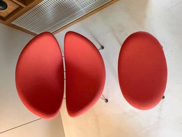 Artifort - Pierre Paulin - Fauteuil - Tranche dorange -