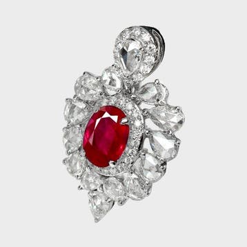 Sans prix de réserve - Bague - 18 carats Or blanc, GIA 0,99, Nieuw