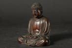 Amitabha Buddha Sculpture by Suzuki Keiun () – Signed -, Antiek en Kunst