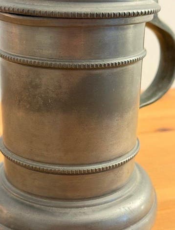 Kroes - Tin - Tankard en tin uit de 19e eeuw