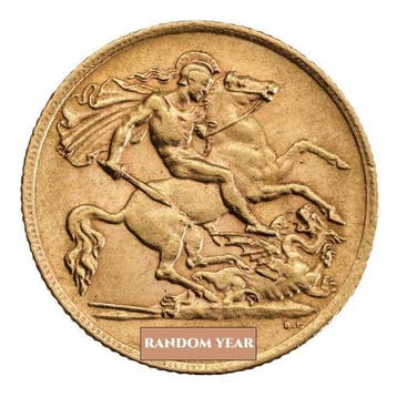 Royaume-Uni. British Gold Half Sovereign King George V Coin