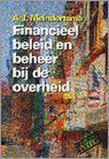 Financieel beleid en beheer bij de overheid / Openbaar, Boeken, Verzenden, Gelezen, A.J. Meindertsma