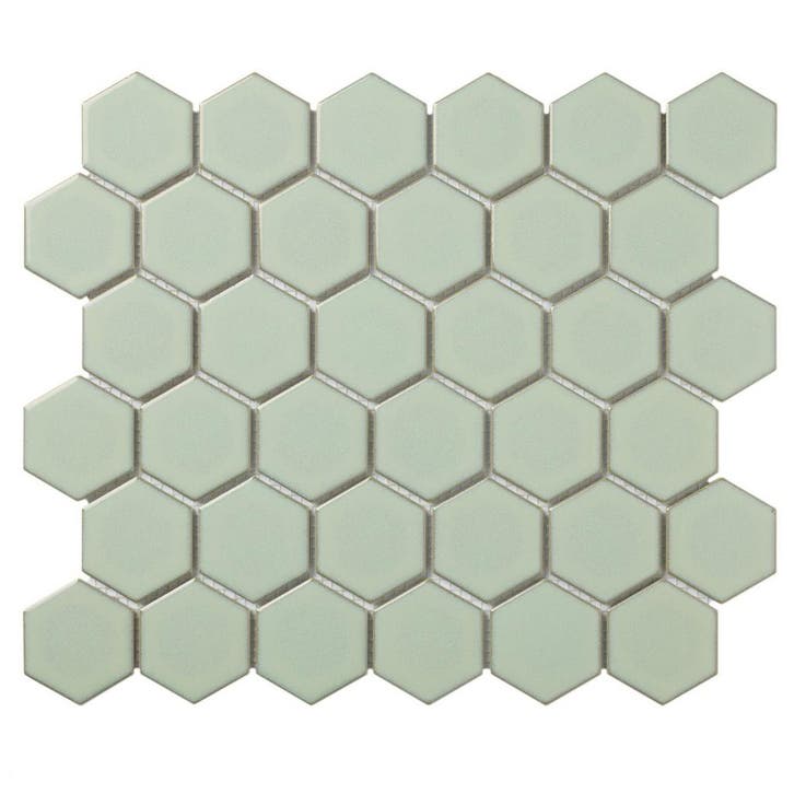 Wand Mozaïek Tegels Factory Hexagon Keramiek Lichtgroen -.., Doe-het-zelf en Bouw, Tegels, 20 tot 40 cm, 20 tot 40 cm, 10 m² of meer