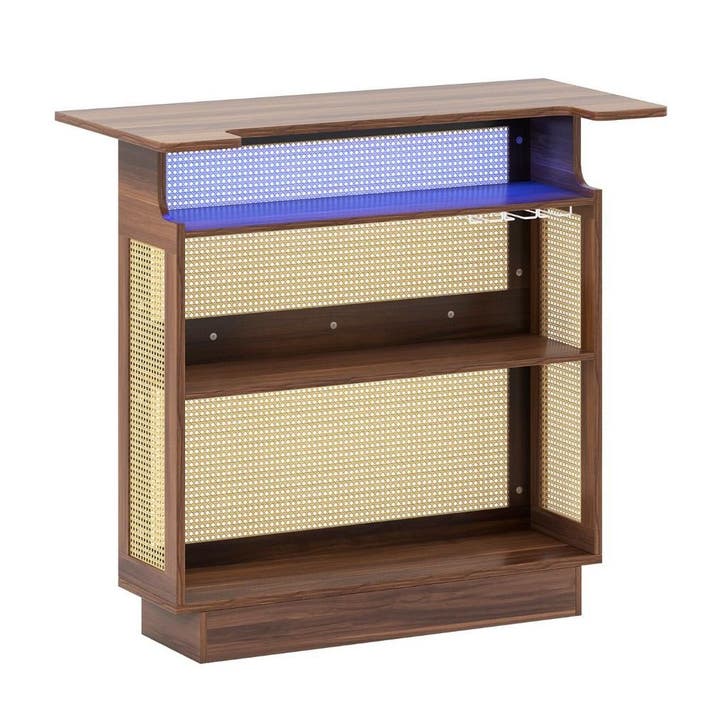 2dekans | Coast Bartafel met Opbergruimte Bruin/Naturel –, TV, Hi-fi & Vidéo, Télécommandes, Enlèvement ou Envoi